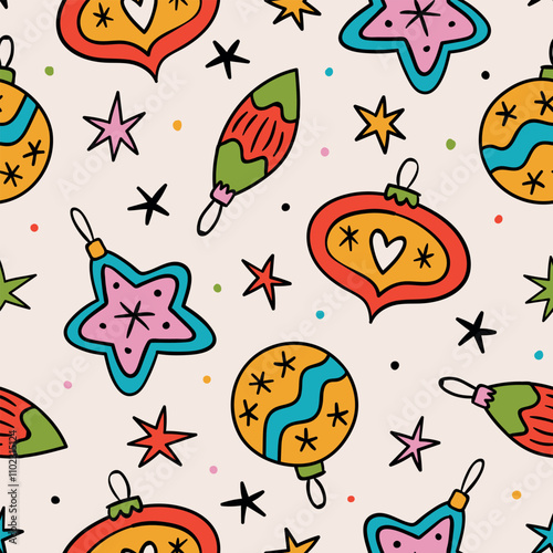 Christmas Pattern Christmas Decorations Background