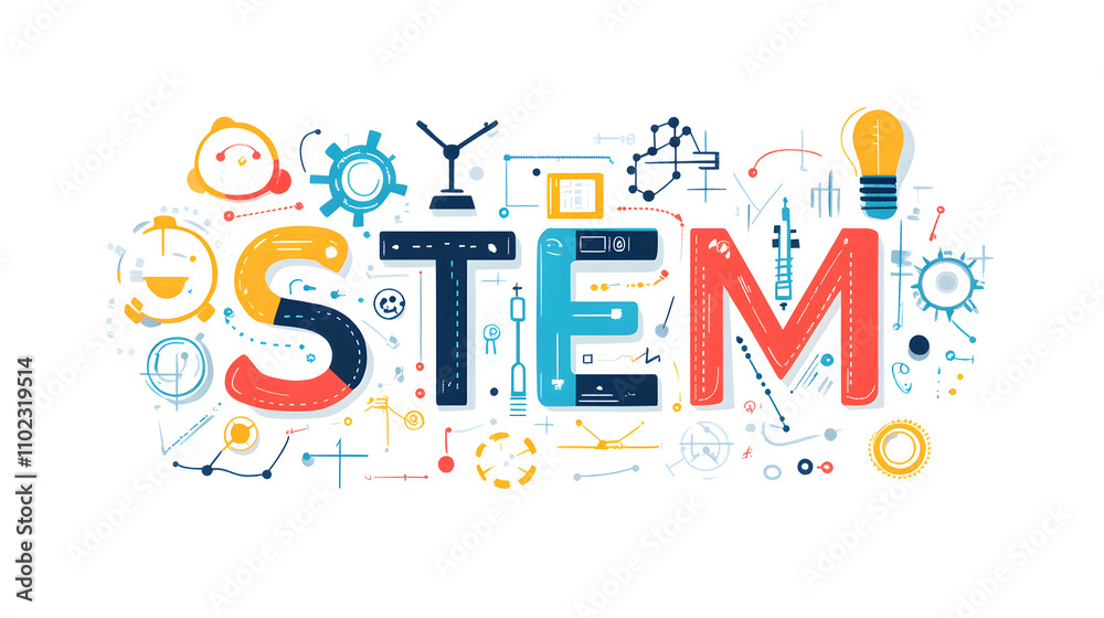 STEAM - science, technology, engineering, arts, mathematics. Education concept STEAM - science, technology, engineering, arts, mathematics. Education concept