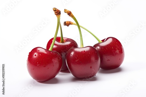 Cherry alone White background