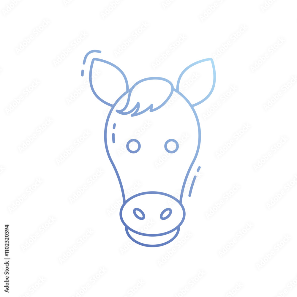 Horse vector icon Horse vector icon