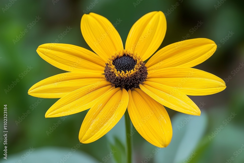 Bright yellow flower in full bloom showcasing vibrant petals and rich center Bright yellow flower in full bloom showcasing vibrant petals and rich center