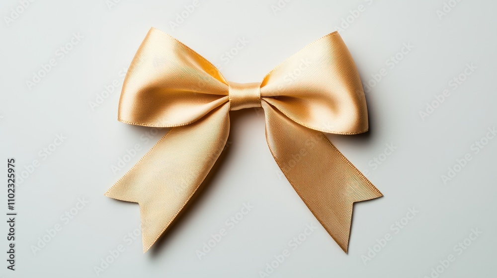 Elegant Satin Bow in Soft Peach Color Perfect for Gifts and Decorations, Adding a Touch of Sophistication to Any Occasion or Celebration Elegant Satin Bow in Soft Peach Color Perfect for Gifts and Decorations, Adding a Touch of Sophistication to Any Occasion or Celebration