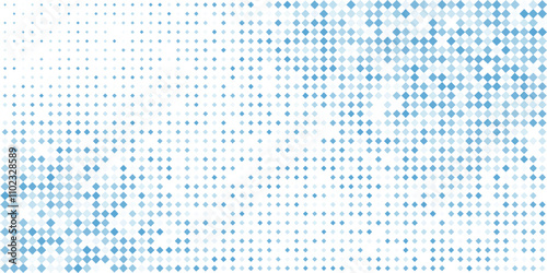 Dark Blue, Red vector modern geometrical circle abstract background. Dotted texture template. Geometric pattern in halftone style with gradient.