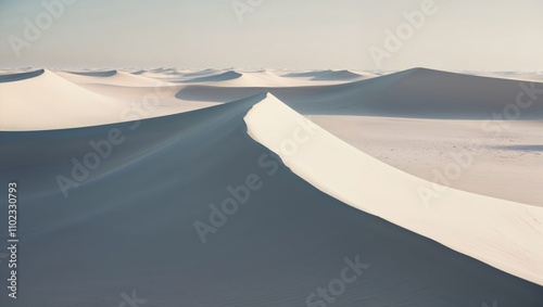 Huge dunes in the endless desert