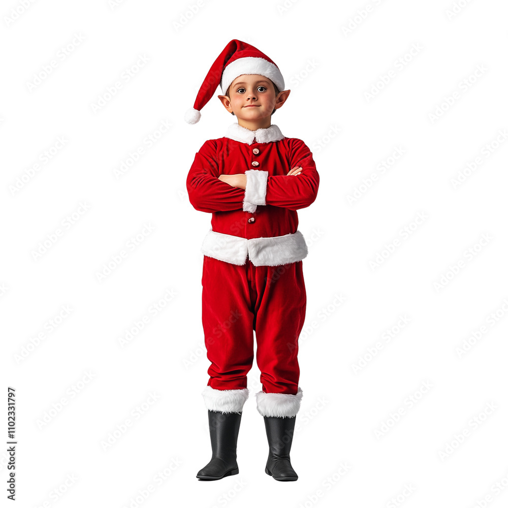 Christmas Elf Worker with transparent background Christmas Elf Worker with transparent background