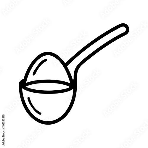 Egg and spoon icon for Easter games