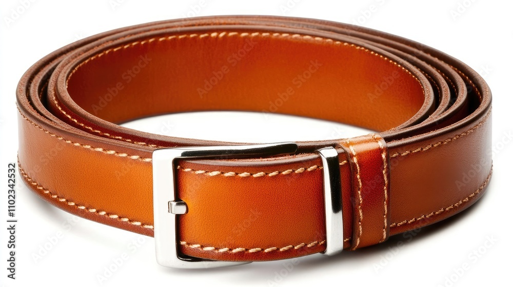 High-Quality Brown Leather Belt with Silver Buckle, Fashion Accessory for Men and Women, Perfect for Casual and Formal Outfits, Timeless Style, Durable Material High-Quality Brown Leather Belt with Silver Buckle, Fashion Accessory for Men and Women, Perfect for Casual and Formal Outfits, Timeless Style, Durable Material
