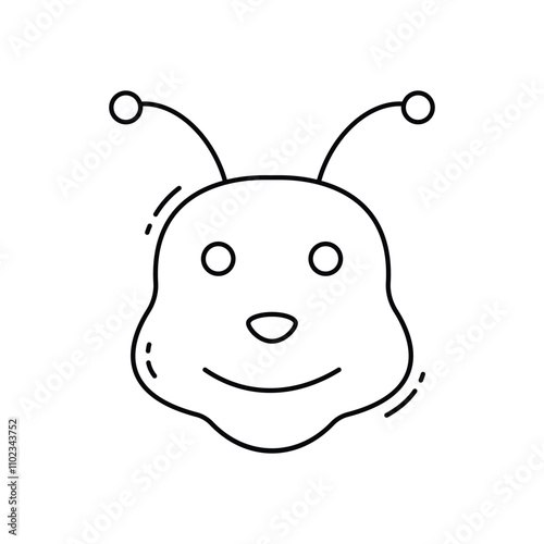 Bee vector icon