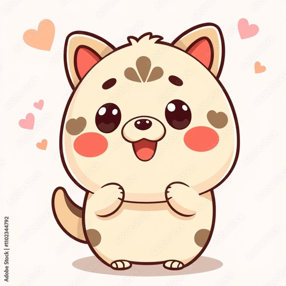 cute design emoticon animal stickers cute design emoticon animal stickers