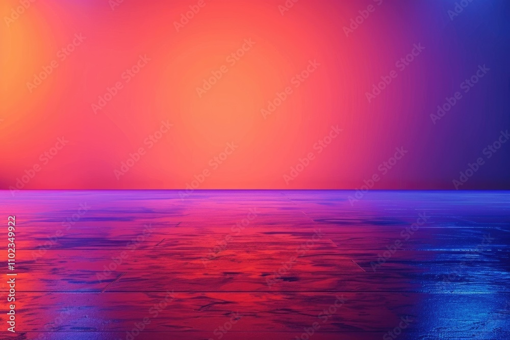 Obraz premium Repeated gradient design on empty studio background.