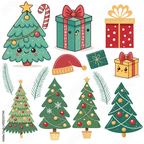 Merry Christmas Element Design