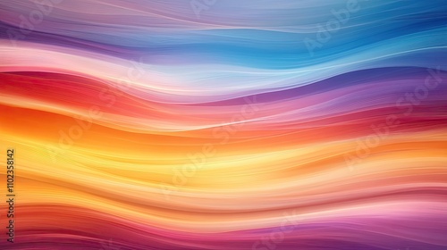 Wallpaper Mural Vibrant Swirls of Colorful Abstract Waves Illustrating Dynamic Movement and Fluidity in Blue, Orange, Pink, and Yellow Gradients for Creative Visuals Torontodigital.ca