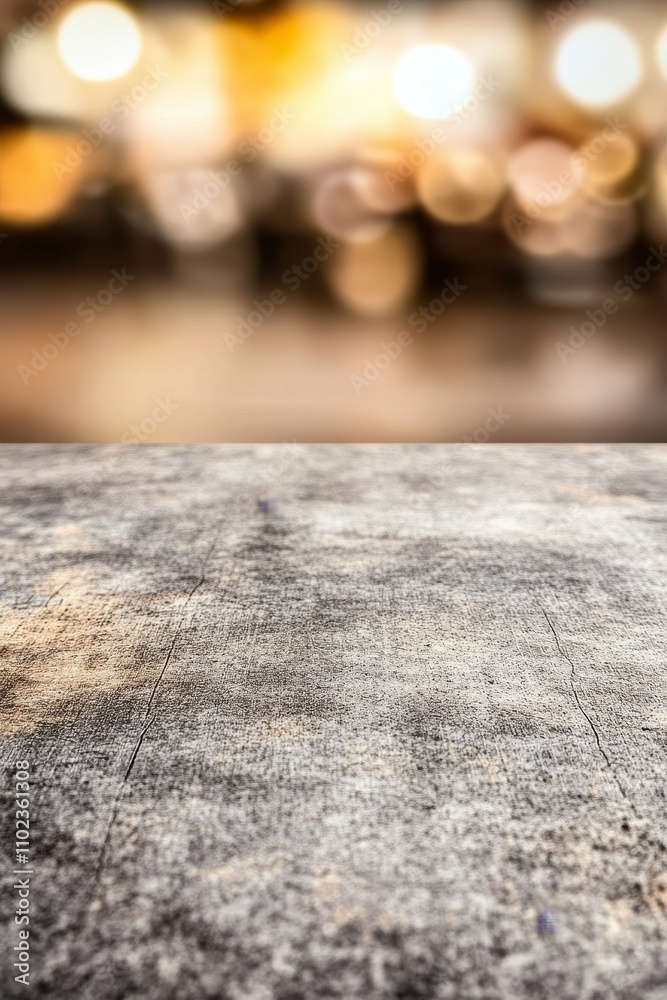 Empty Grunge Concrete Display With Blurred City Lights Bokeh Background,Urban Abstract Concept Empty Grunge Concrete Display With Blurred City Lights Bokeh Background,Urban Abstract Concept