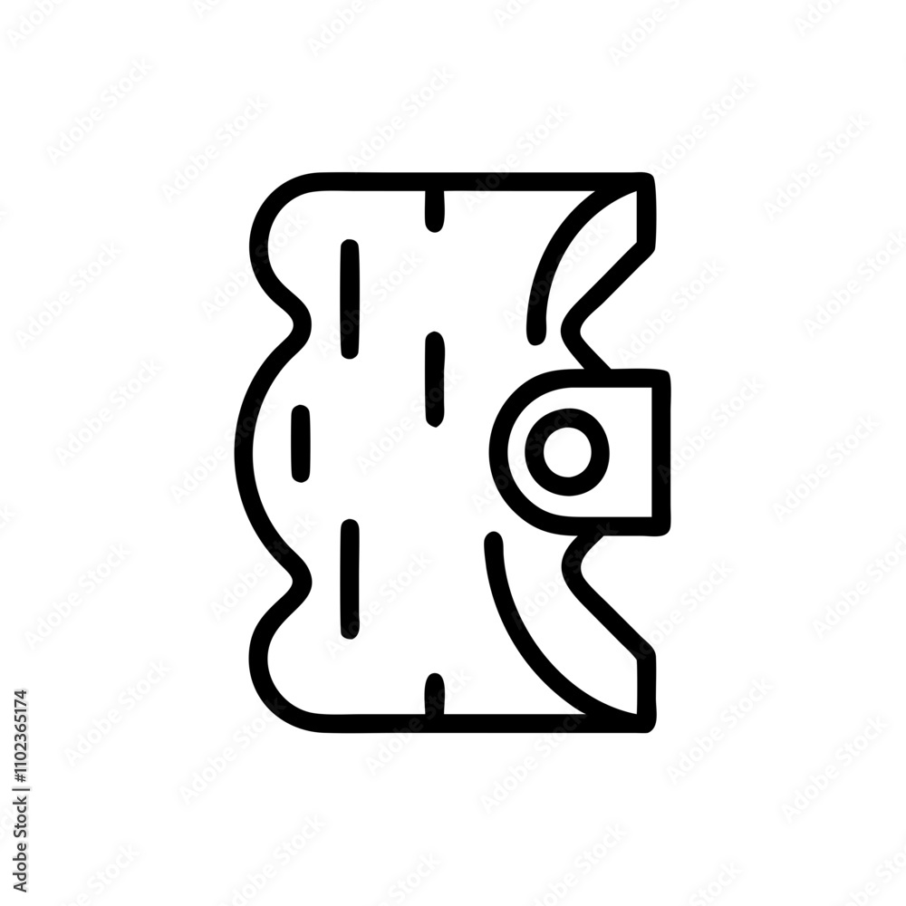 Plywood icon for construction materials Plywood icon for construction materials