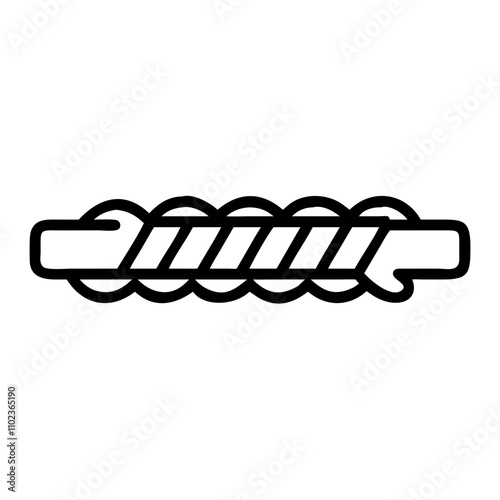 Rebar icon for reinforcing construction structures