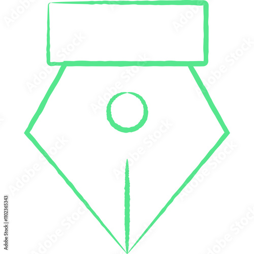 Nip single line vector icon
