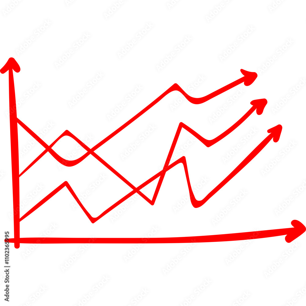 graph with arrow graph with arrow