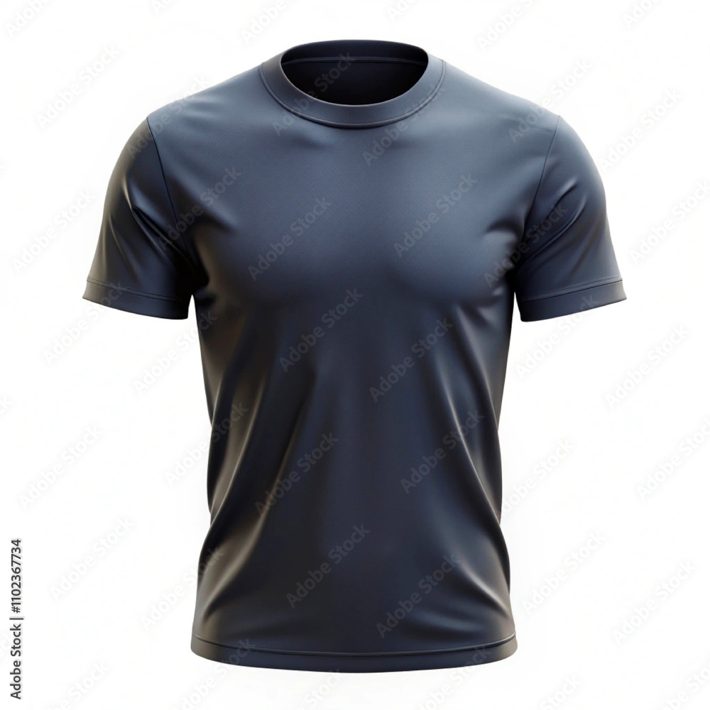 black T-shirt with a simple, classic design. The T-shirt has short sleeves and a round neckline, made from a smooth, slightly shiny fabric. black T-shirt with a simple, classic design. The T-shirt has short sleeves and a round neckline, made from a smooth, slightly shiny fabric.