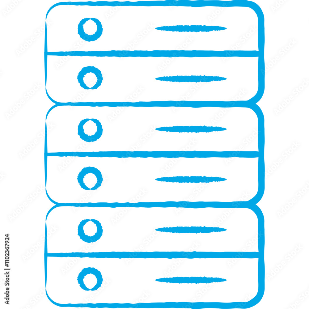 Server icon single vector illustration Server icon single vector illustration