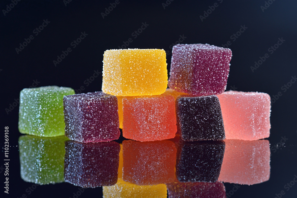 Cbd cannabinoil gummies, marijuana, weed, alternative medicine, healthy candy.
