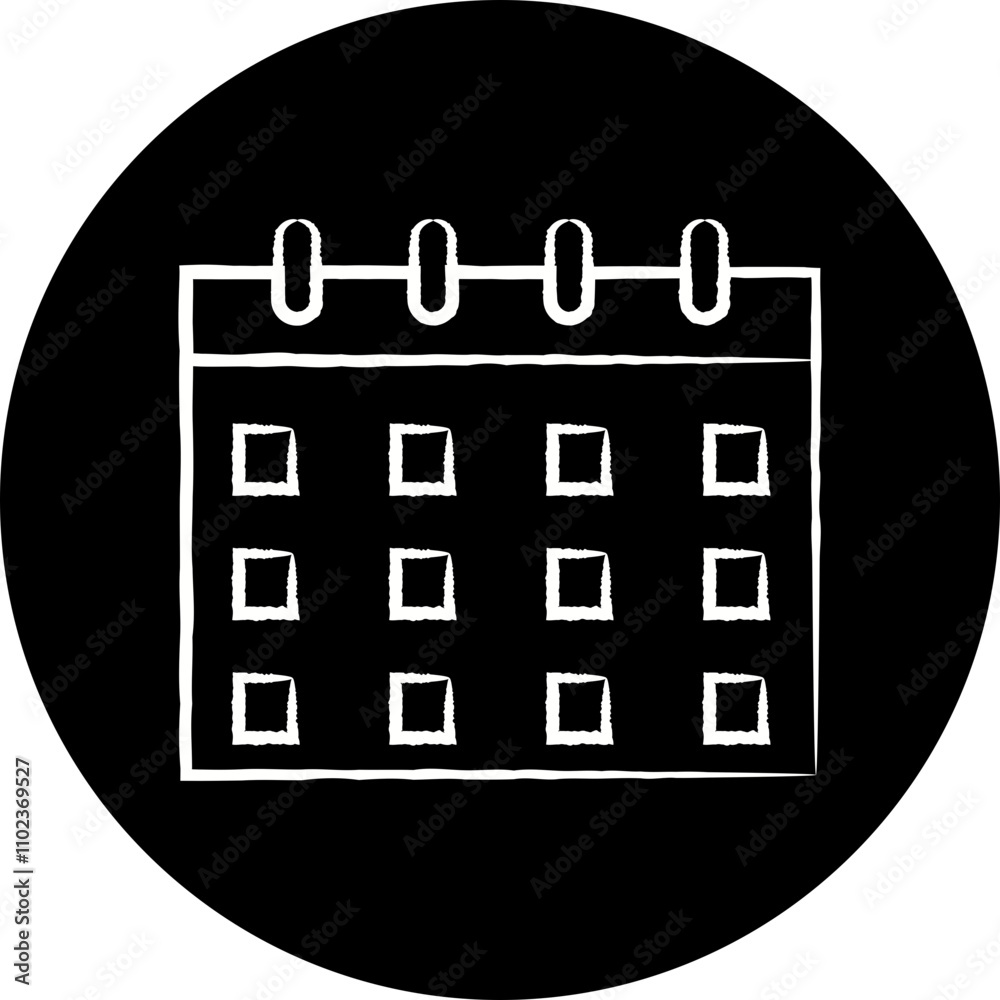 Calender single illustration vector icon Calender single illustration vector icon