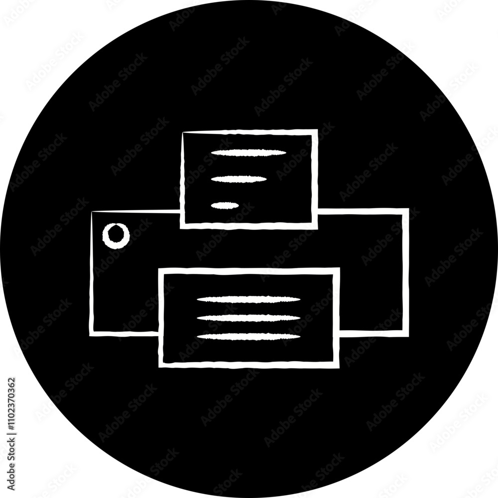 Printer icon single vector illustration Printer icon single vector illustration