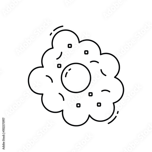 Omelette vector icon