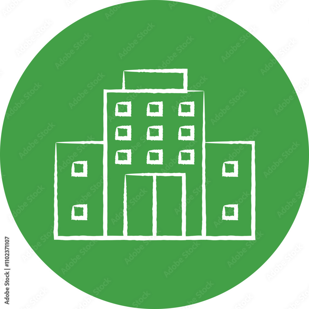 Building icon single vector illustration Building icon single vector illustration