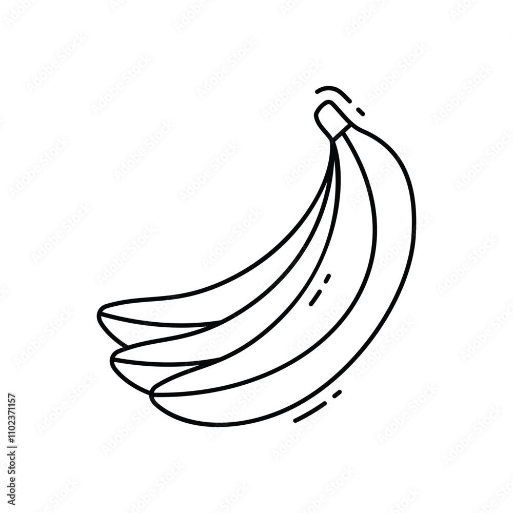 Banana vector icon Banana vector icon