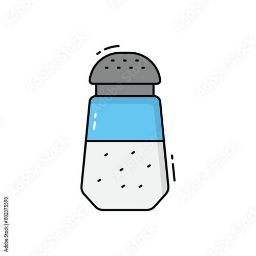 Salt shaker vector icon