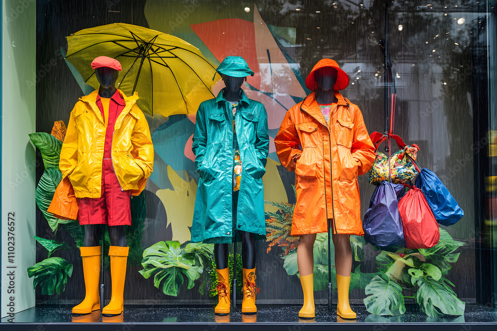 Obraz premium Stylish and Practical Monsoon Fashion Ideas for Comfort and Protection