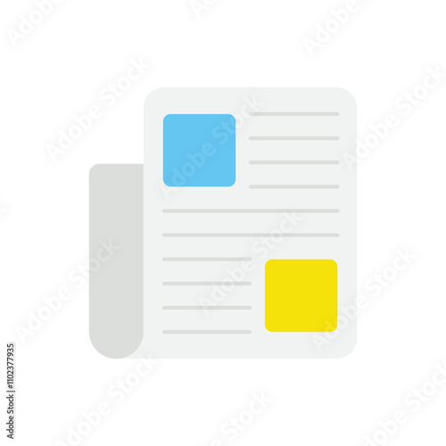 Newspaper vector icon