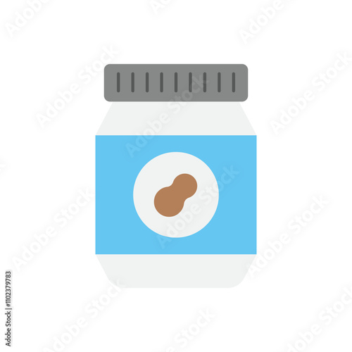 Peanut butter  vector icon