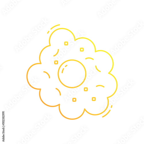 Omelette vector icon