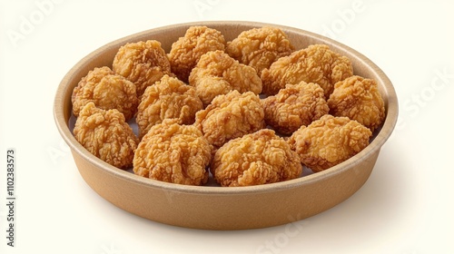 A platter of crispy fried chicken pieces.