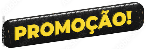 Placa de promoção em 3D, PNG
