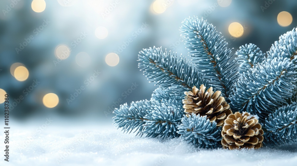 Enchanting Frosty Winter Forest | Snowy Trees and Blurred Winter Wonderland Background Enchanting Frosty Winter Forest | Snowy Trees and Blurred Winter Wonderland Background