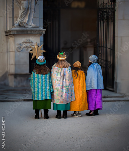 Epiphany, Sternsinger tradition, Salzburg, Austria.	