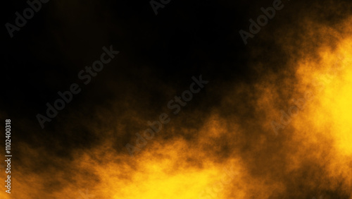 golden smoke. Gold clouds abstract background	