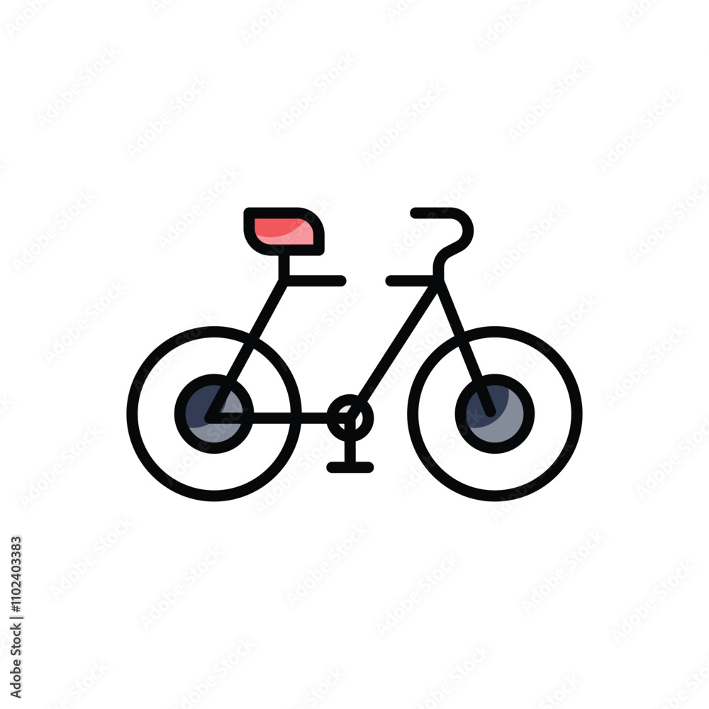 Bicycle vector icon Bicycle vector icon