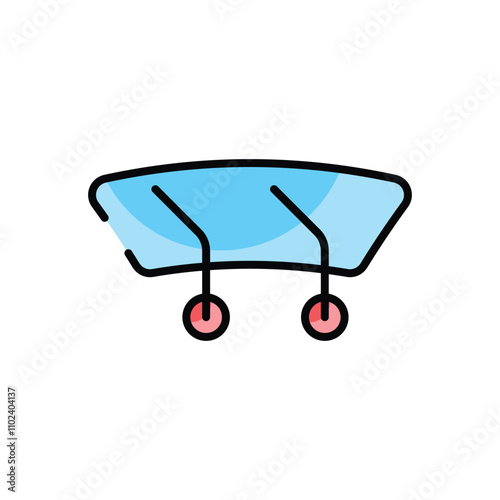 Windshield Wipers vector icon