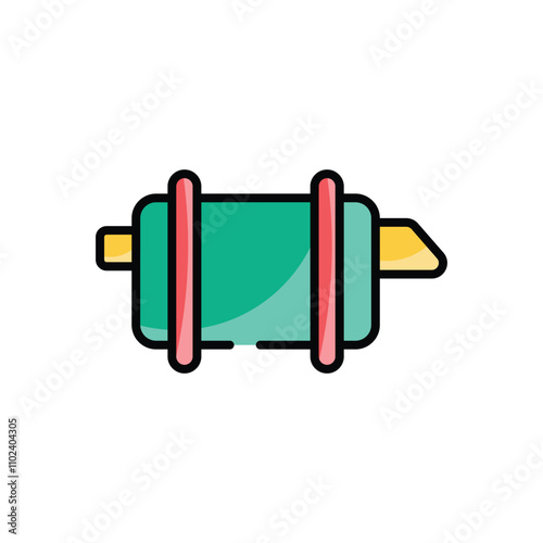 Exhaust Pipe vector icon