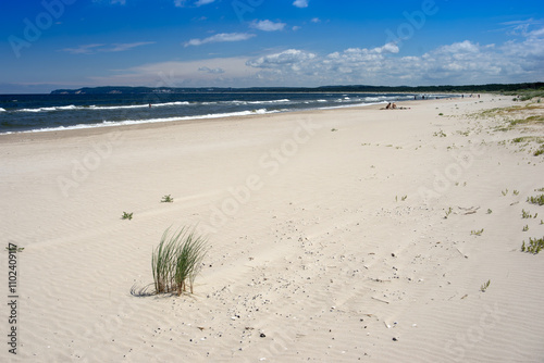 Piaszczysta morska plaża  photo