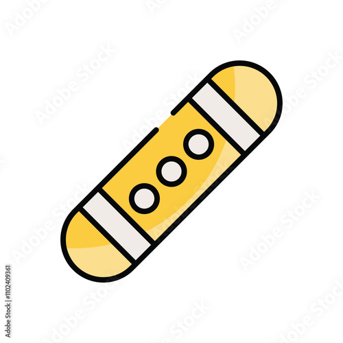 Snowboarding vector icon