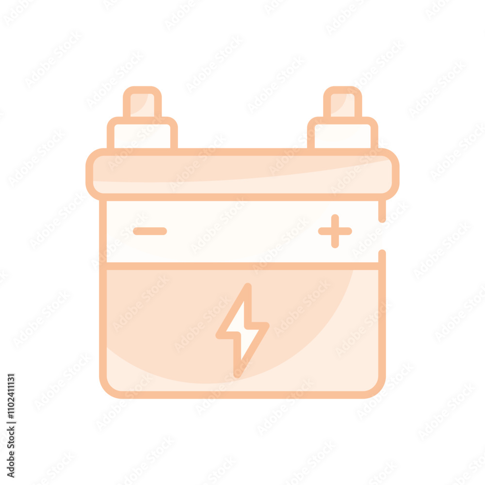 Battery vector icon Battery vector icon