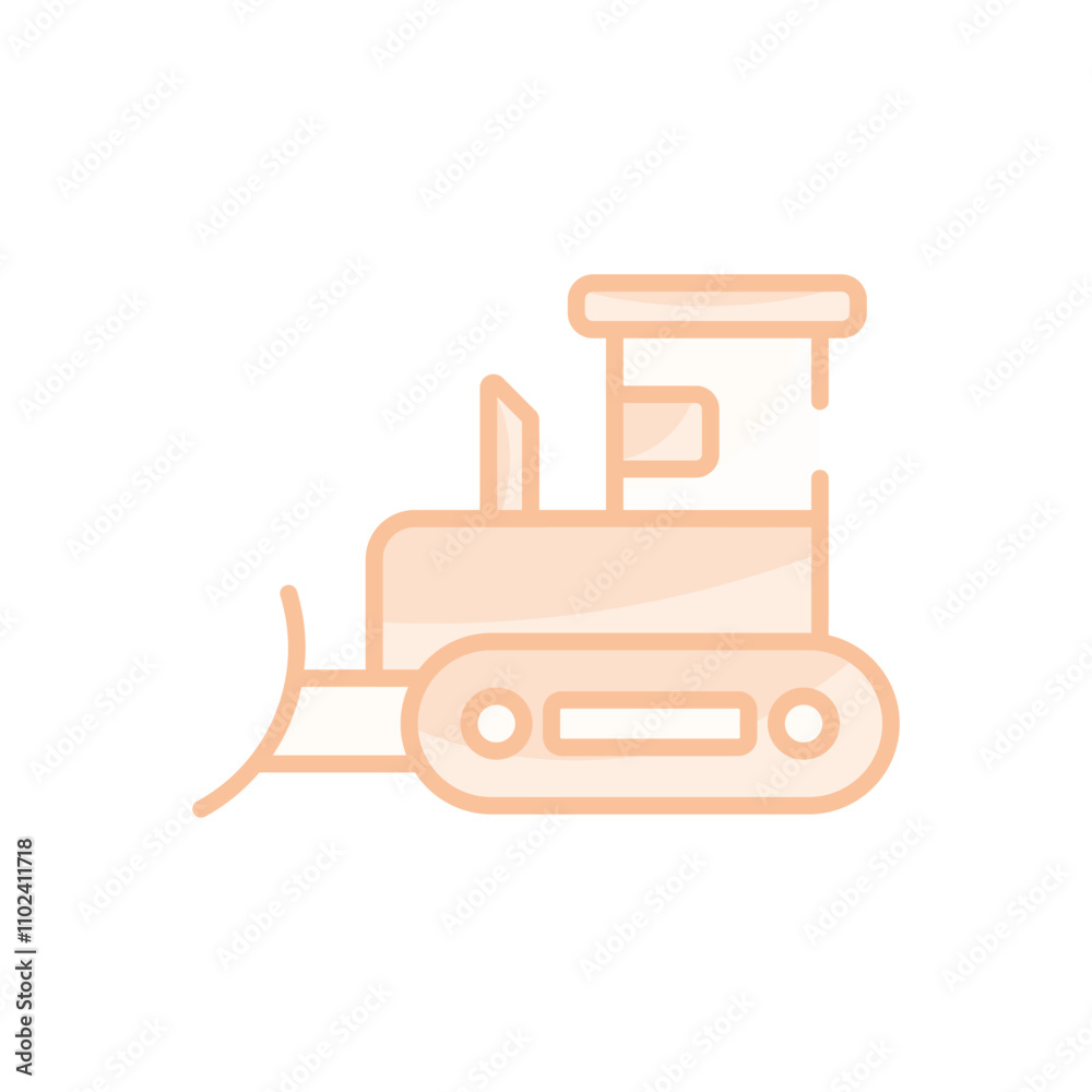 Construction Vehicle vector icon Construction Vehicle vector icon