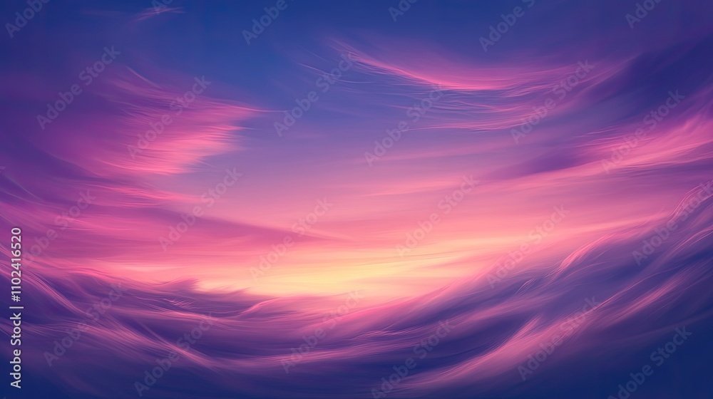 Abstract sunset sky with swirling clouds. Abstract sunset sky with swirling clouds.