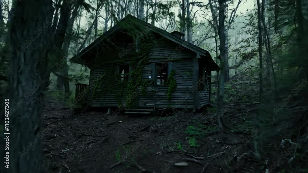 Old Abandoned Wooden House The Forest Old Abandoned Wooden House The Forest