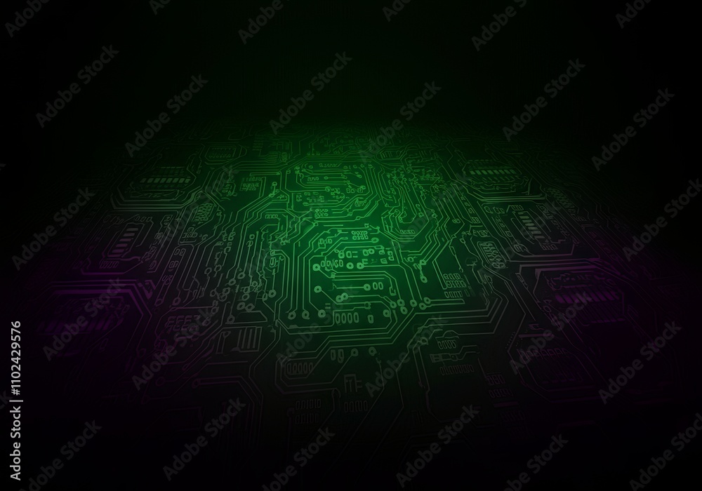 Obraz premium Abstract Technology & Network Background