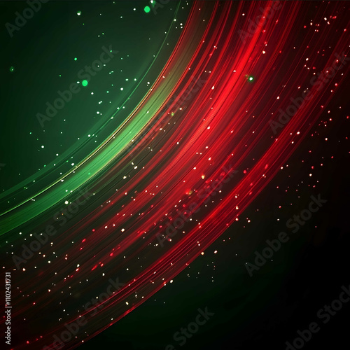 promotion background red and green color hyper detailled photo